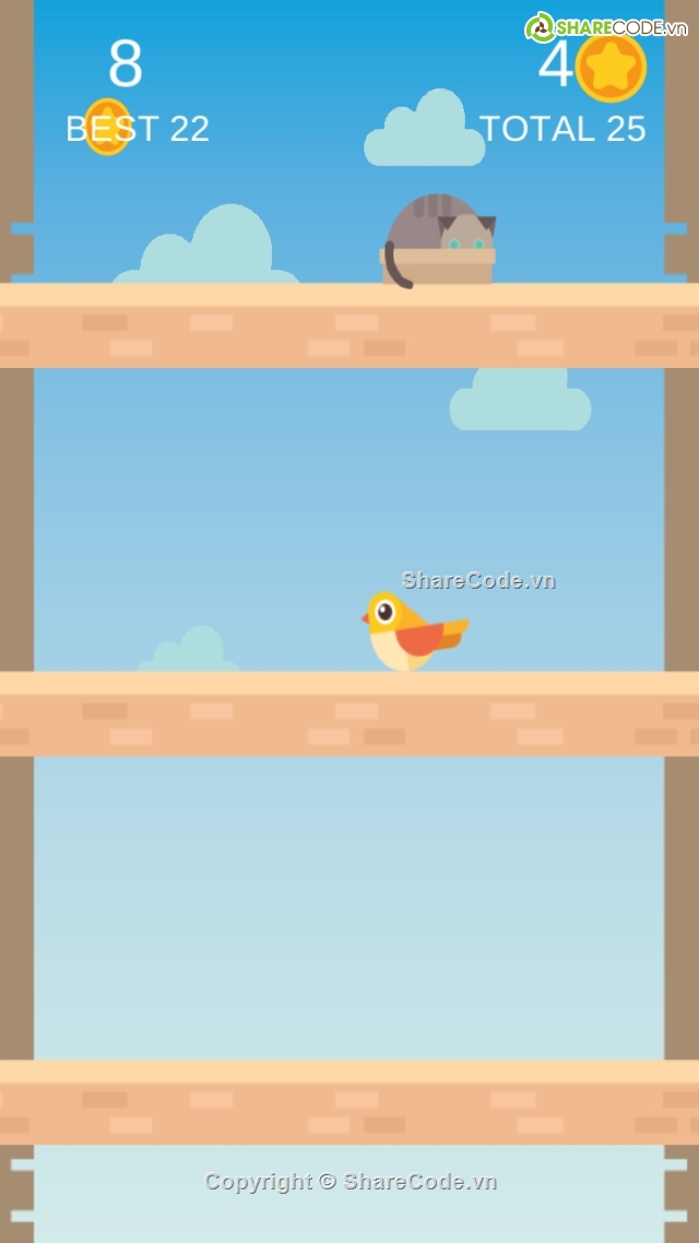 Alley Bird,Mã nguồn Unity,Mã nguồn android,trò chơi Alley Bird